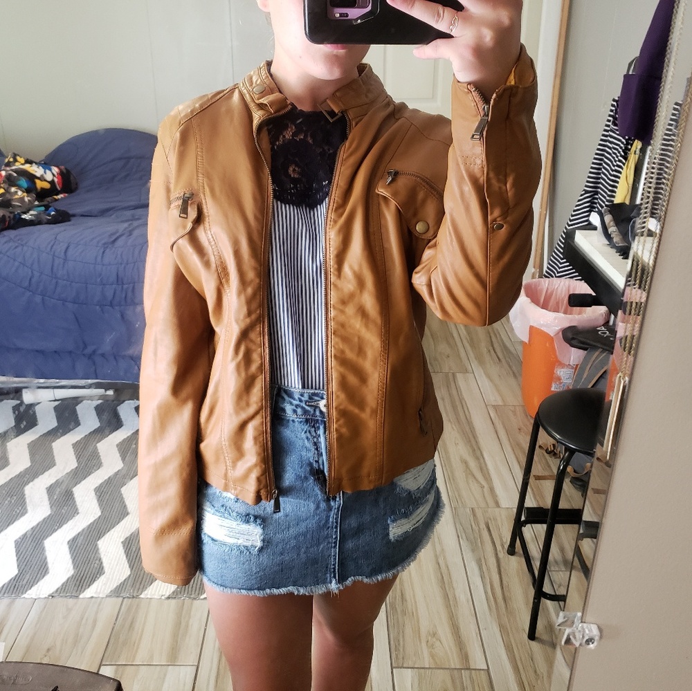 Never worn Leather Jacket